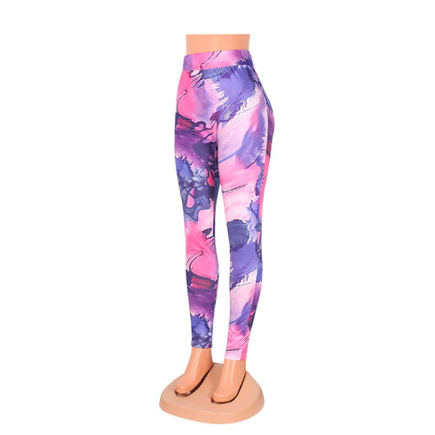 Fashion Casual Printed Skinny Women Pants Pencil Leggings